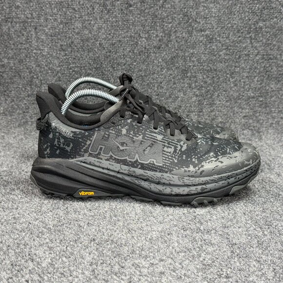 Hoka Speedgoat 6 GTX Trail Running Shoes Men\'s Size 10.5 Black Athletic Gore-Tex main image 4